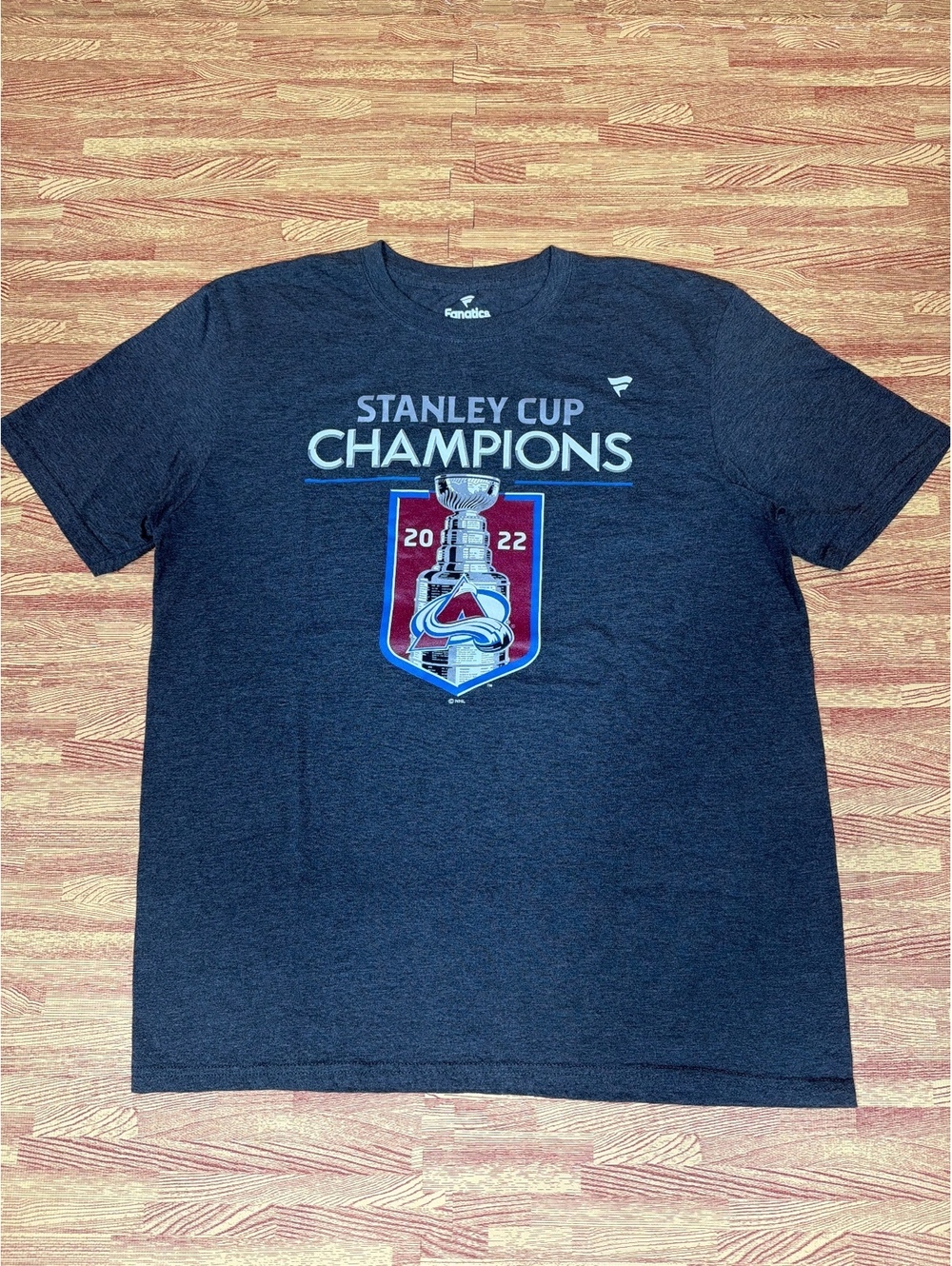 Fanatics Stanley Cup Champions 2022 T-Shirt Large